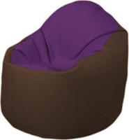 Кресло-мешок Flagman Браво Б1.3-N32N26 (фиолетовый/коричневый) купить по лучшей цене