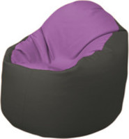 Кресло-мешок Flagman Браво Б1.3-N67N17 (сиреневый/темно-серый) купить по лучшей цене