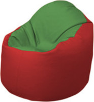 Кресло-мешок Flagman Браво Б1.3-N76N09 (зеленый/красный) купить по лучшей цене