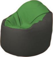 Кресло-мешок Flagman Браво Б1.3-N76N17 (зеленый/темно-серый) купить по лучшей цене