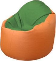 Кресло-мешок Flagman Браво Б1.3-N76N20 (зеленый/оранжевый) купить по лучшей цене