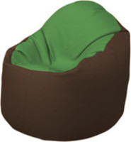 Кресло-мешок Flagman Браво Б1.3-N76N26 (зеленый/коричневый) купить по лучшей цене