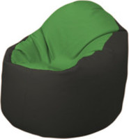 Кресло-мешок Flagman Браво Б1.3-N76N38 (зеленый/черный) купить по лучшей цене