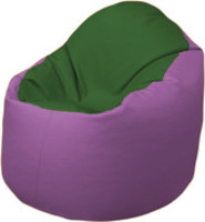 Кресло-мешок Flagman Браво Б1.3-N77N67 (темно-зеленый/сиреневый) купить по лучшей цене