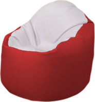 Кресло-мешок Flagman Браво Б1.3-T10Т09 (белый/красный) купить по лучшей цене