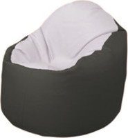 Кресло-мешок Flagman Браво Б1.3-T10Т17 (белый/темно-серый) купить по лучшей цене