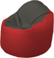 Кресло-мешок Flagman Браво Б1.3-T17Т09 (темно-серый/красный) купить по лучшей цене