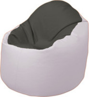 Кресло-мешок Flagman Браво Б1.3-T17Т10 (темно-серый/белый) купить по лучшей цене