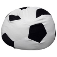 Кресло-мешок Flagman Мяч Эль-Класико (белый с черными вставками) М1.2-01 купить по лучшей цене