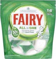 Средство для посудомоечных машин Fairy Active Bursts Original All in 1 14шт. купить по лучшей цене