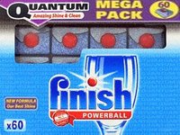 Средство для посудомоечных машин Finish Powerball Quantum 60шт. купить по лучшей цене