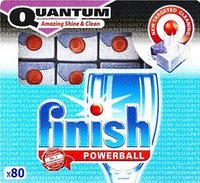Средство для посудомоечных машин Finish Powerball Quantum 80шт. купить по лучшей цене