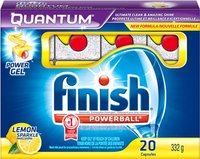 Средство для посудомоечных машин Finish PowerBall Quantum Лимон 20шт. купить по лучшей цене