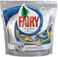Средство для посудомоечных машин Fairy Platinum All in 1 20шт. купить по лучшей цене
