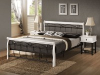 Кровать Signal кровать venecja бело черный 160 200 купить по лучшей цене