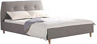 Кровать Halmar двуспальная кровать doris серый ольха купить по лучшей цене