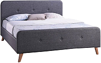 Кровать Signal двуспальная кровать malmo 160x200 серый купить по лучшей цене