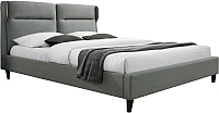 Кровать Halmar двуспальная кровать santino 160x200 серый купить по лучшей цене