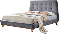 Кровать Signal двуспальная кровать dona velvet 160x200 серый купить по лучшей цене