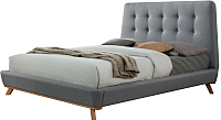 Кровать Signal двуспальная кровать dona 160x200 серый купить по лучшей цене