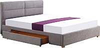Кровать Halmar двуспальная кровать merida 160x200 светло серый купить по лучшей цене