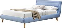 Кровать Halmar двуспальная кровать elanda 160x200 синий купить по лучшей цене