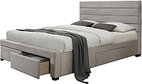 Кровать Halmar двуспальная кровать kayleon 160x200 бежевый купить по лучшей цене