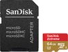 Sandisk microSDXC 64Gb Class 10 UHS-I U3 Extreme + SD adapter (SDSDQXN-064G-G46A)