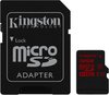 Kingston microSDHC 32Gb Class 10 UHS-I U3 + SD adapter (SDCA3/32GB)