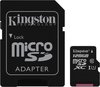 Kingston microSDXC 128Gb Class 10 UHS-I U1 + SD adapter (SDC10G2/128GB)