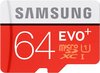 Samsung microSDXC 64Gb Class 10 UHS-I U1 EVO Plus + SD adapter (MB-MC64DA)