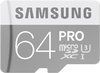 Samsung microSDXC 64Gb Class 10 UHS-I U3 PRO + SD adapter (MB-MG64EA)