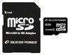 Silicon Power microSDHC 8Gb Class 4 + SD adapter (SP008GBSTH004V10SP)
