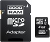 Goodram microSDHC 4Gb Class 4 + SD adapter