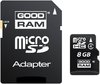 Goodram microSDHC 8Gb Class 4 + SD adapter