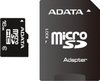 A-Data microSDHC 16Gb Class 10 + SD adapter (AUSDH16GCL10-RA1)