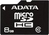 A-Data microSDHC 8Gb Class 10 (AUSDH8GCL10-R)