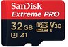 Sandisk microSDHC 32Gb Extreme Pro + SD adapter (SDSQXCG-032G-GN6MA)