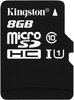 Kingston microSDHC 8Gb Class 10 UHS-I U1 (SDC10/8GBSP)
