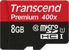 Transcend microSDHC 8Gb Class 10 UHS-I U1 400x Premium (TS8GUSDCU1)