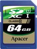 Apacer SDXC 64Gb Class 10 UHS-I (AP64GSDXC10U1-R)