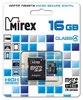 Mirex microSDHC 16Gb Class 4 + SD adapter (13613-ADTMSD16)