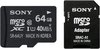 Sony microSDXC 64Gb Class 10 UHS-I U1 + SD adapter (SR-64UYA)