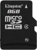 Kingston microSDHC 8Gb Class 4 (SDC4/8GBSP)