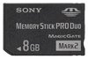 Sony Memory Stick PRO Duo 8Gb Mark2