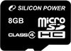 Silicon Power microSDHC 8Gb Class 4 (SP008GBSTH004V10)