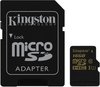 Kingston microSDHC 16Gb Class 10 UHS-I U1 + SD adapter (SDCA10/16GB)