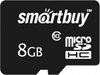 SmartBuy microSDHC 8Gb Class 10 + SD adapter (SB8GBSDCL10-01)