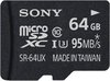Sony microSDXC 64Gb Class 10 UHS-I U3 + SD adapter (SR-64UX)